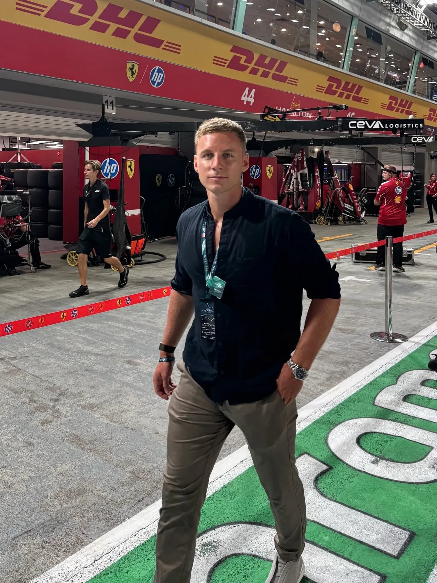 Max at Singapore GP